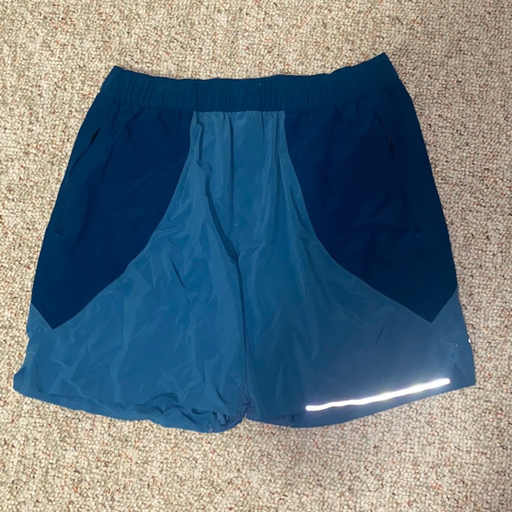 Lululemon Switch Up Short *7" Liner less Pewter Blue / Poseidon Size L